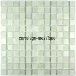 Mosaique verre salle de bain et douche kera23 1m2