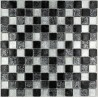 Mosaic tiles glass 1sqm lux noir 23
