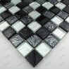 Mosaic tiles glass 1sqm lux noir 23
