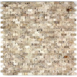Stone Mosaic cinza beige 1sqm