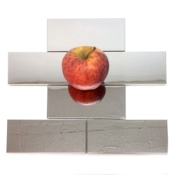 stainless steel backsplash kitchen mosaic shower brick 150 miroir