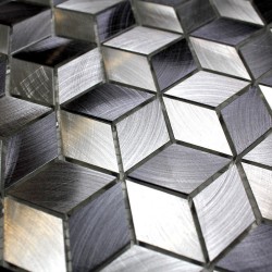 Mosaico de Aluminio muestra para cocina y banos modelo Hiba