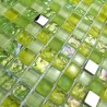 sample glass mosaic for shower or bathroom Harris vert