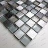 Aluminium mosaic sample for splashback worktop kitchen Heho