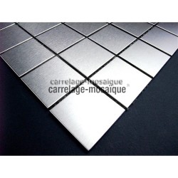 stainless stell mosaic for kitchen  splashback regular 48 sample