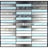 Stainless stell mosaic splashback kitchen Multi liner sample
