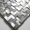 Mosaico de Aluminio para cocina y banos Konik muestra mosaico