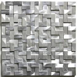 Mosaico de Aluminio para cocina y banos Konik muestra mosaico