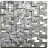 Aluminium mosaic for splashback worktop kitchen Konik sample