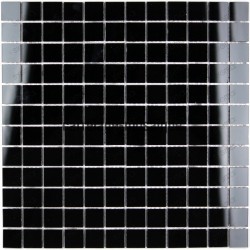 Mosaique douche italienne echantillon reflect noir