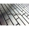 sample of stainless stell mosaic for splashback sample mixte 98