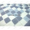 glass mosaic for floor shower sample mat gris