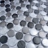 Mosaico de Aluminio muestra circle gris