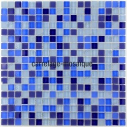 Glass mosaic sample for italian shower Iris