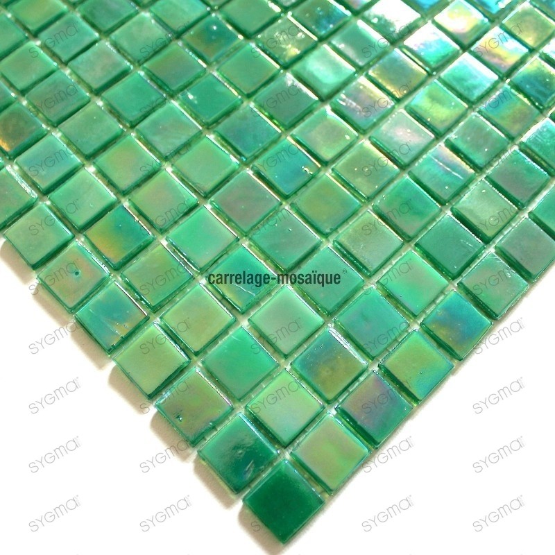 Mosaico pasta de vidrio de cocina rainbow Jade