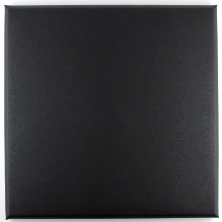 Faux leather panels 30 x 30 cm noir