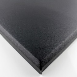 Panneaux simili cuir tete de lit 30 x 30cm noir