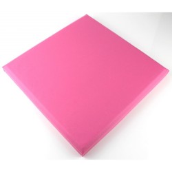 Panneaux simili cuir 30 x 30 cm rose pour tete de lit