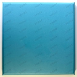 Faux leather panels 30x30 cm bleu turquoise
