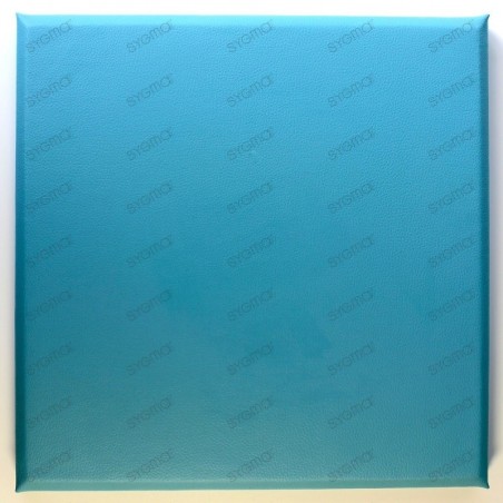 Faux leather panels 30x30 cm bleu turquoise