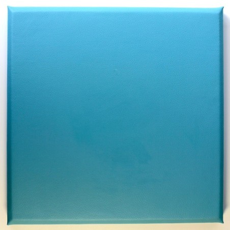 Paneles de piel sintética 30x30 cm bleu turquoise