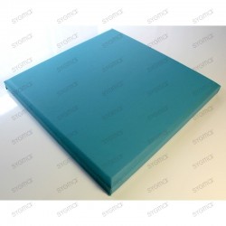 Faux leather panels 30 x 30 cm bleu turquoise