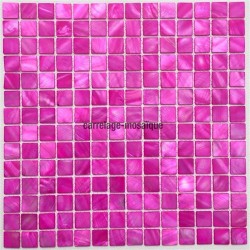 Mosaique hammam et douche échantillon Nacarat Rose