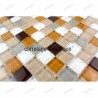 Suelo de ducha en mosaico vidrio muestra mosaico Honey