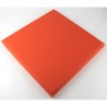 Panneaux simili cuir tete de lit 30x30cm orange