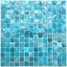 Bathroom mosaic Mother of pearl sample Nacarat Bleu