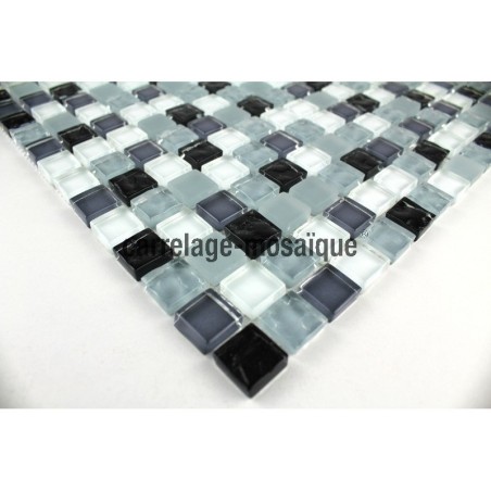 Glass mosaic sample for shower