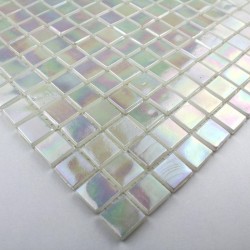 Glass mosaic sample for italian shower 