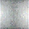 Glass mosaic sample for italian shower rainbow ice