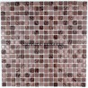 Glass mosaic sample for shower kitchen Opus Marron