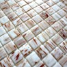 Glass mosaic italian shower bathroom vitro blanc sample