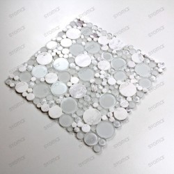 Glass and stone mosaic sample for shower bathroom York