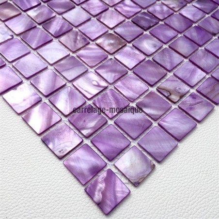 echantillon mosaique nacre Nacarat Violet