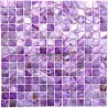Mother of pearl mosaic sample Nacarat Violet