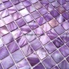 Mother of pearl mosaic sample Nacarat Violet