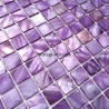 Suelo ducha en mosaico de madreperla muestra Nacarat Violet