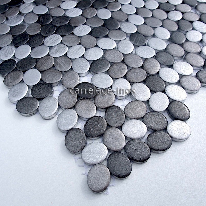 Splashback kitchen Aluminium mosaic sample 