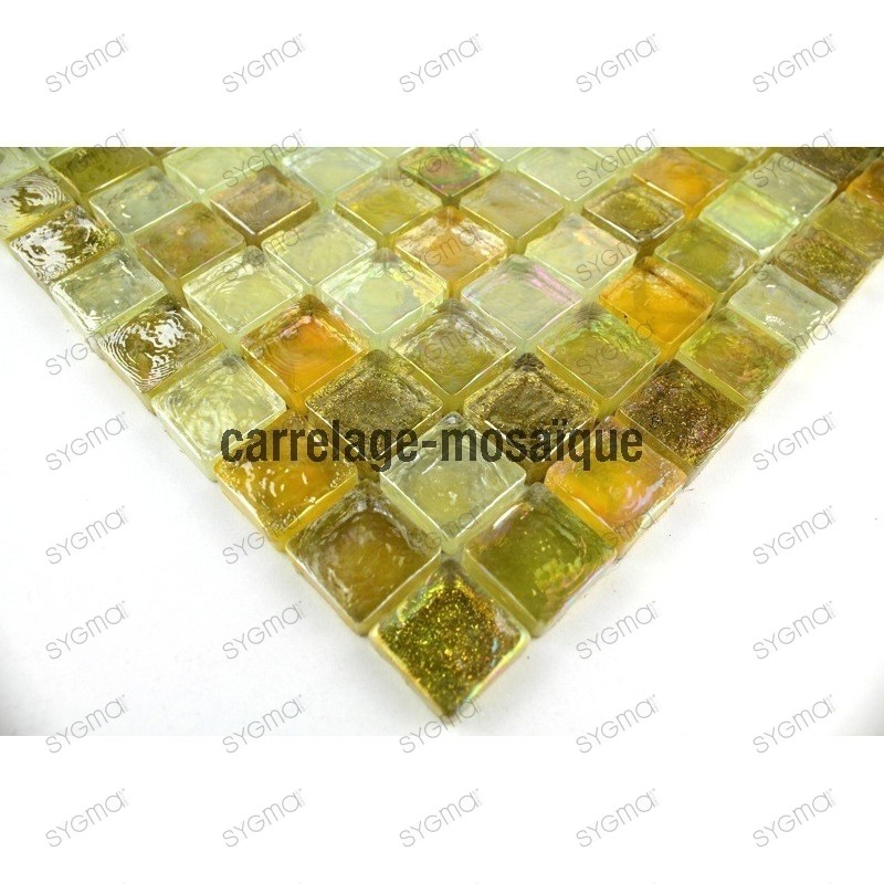 Suelo ducha en mosaico vidrio muestra