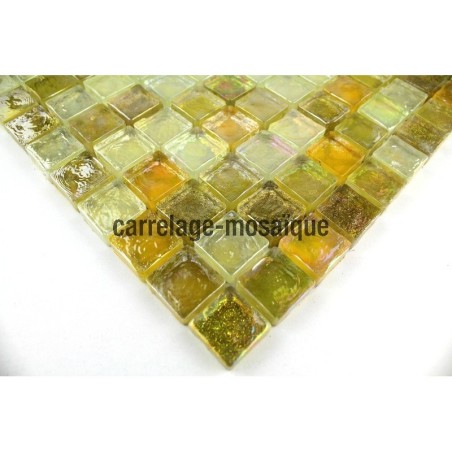 Glass mosaic sample for shower
