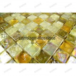 Glass mosaic sample for italian shower bathroom zenith dore