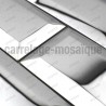 Tile Wall stainless steel splashback plate inox cm-metro mirror