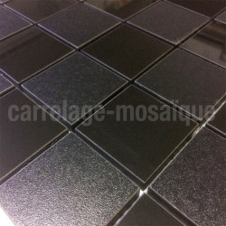 Mosaico de piedra para ducha italiana bano Carbone Reg48