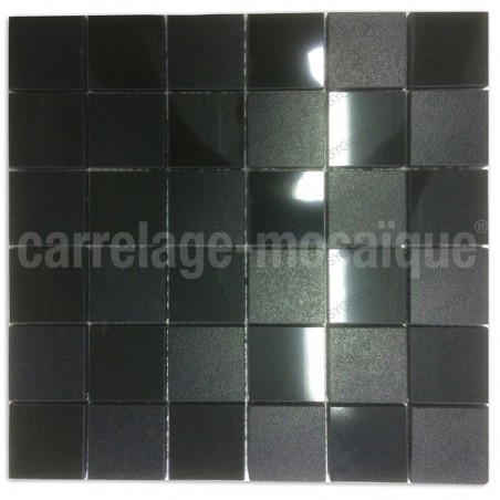 Stone mosaic for shower bathroom and kitchen Carbone Reg48