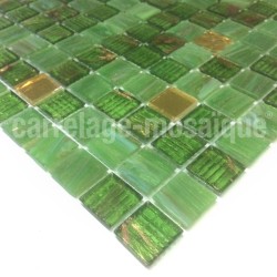 mosaico para ducha bano o cocina Goldline vert