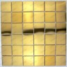 Mosaico en acero inoxydable modelo REGULAR48 GOLD