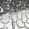 stainless steel pebble kitchen backsplash model SYRUS